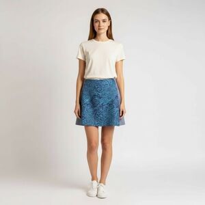 Nike Golf Dri-FIT Skort • Purple Blue Cerulean Print • Pockets• Stretch